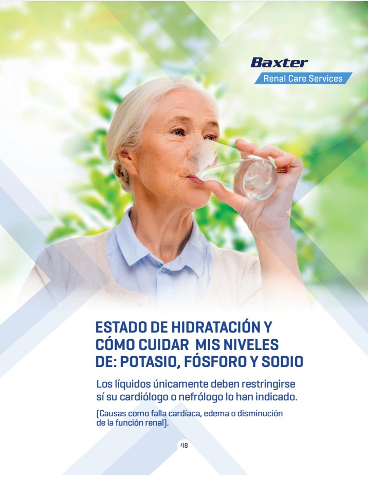 folleto educativo hidratacion en pacientes con enfermedad renal